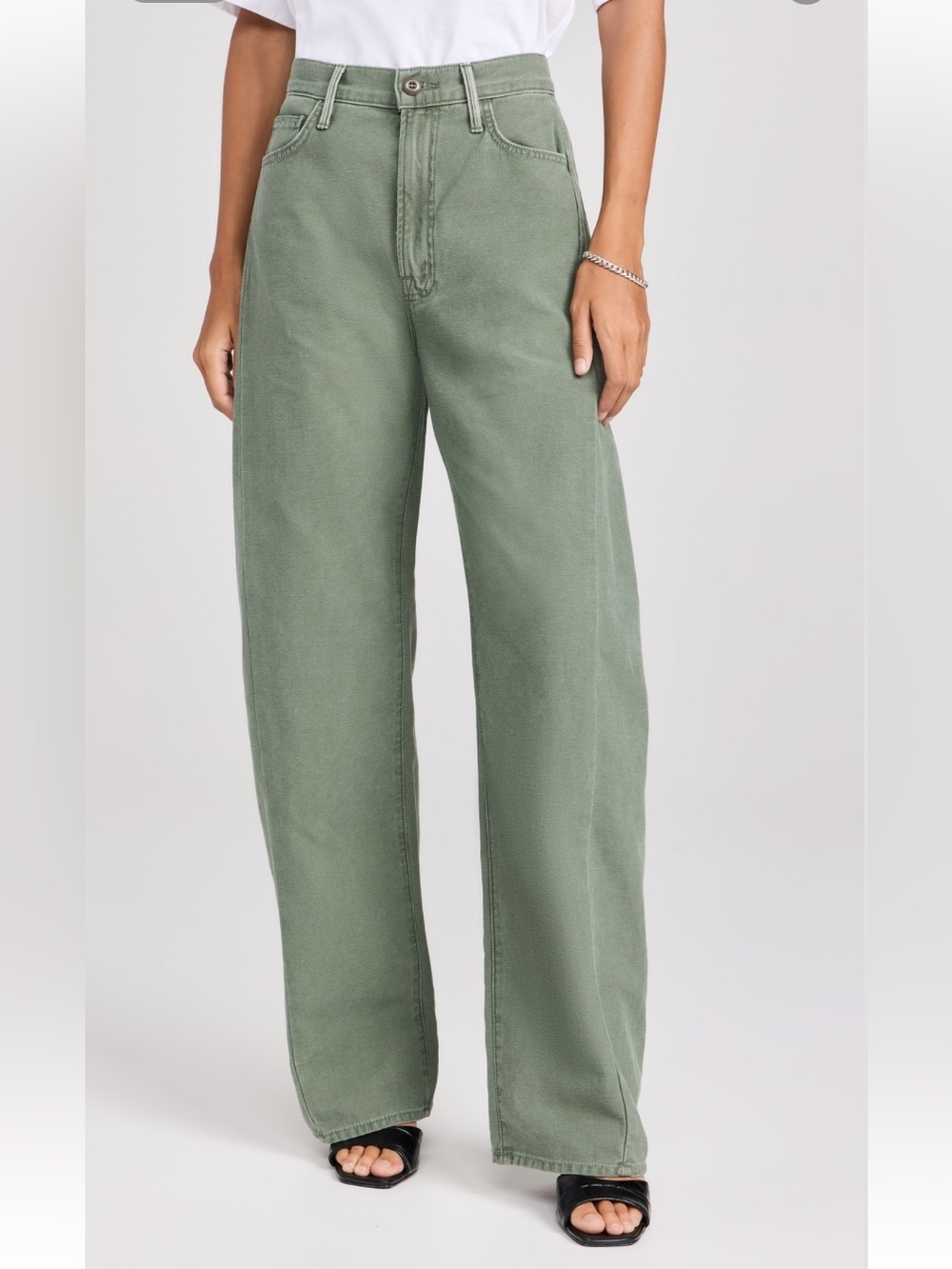 MOTHER The Full-pipe Skimp Jeans in Roger That